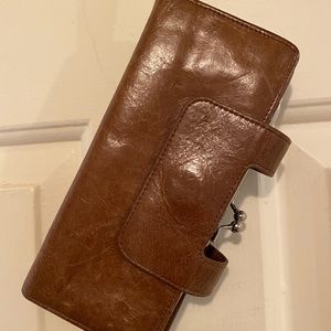 Authentic HOBO International Brown Leather Wallet